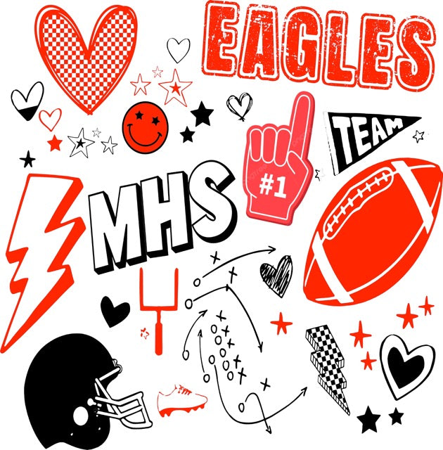 2024 Maize Football Doodle Shirt