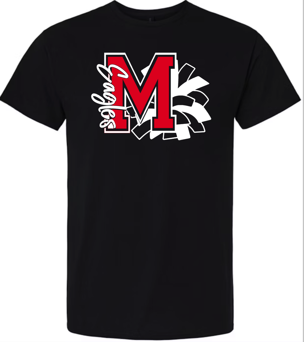 Maize High Cheer Black Team T-Shirt