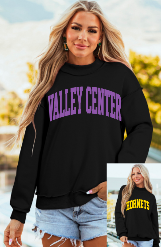 PRE-ORDER Mock Crew Sweatshirt Reversible