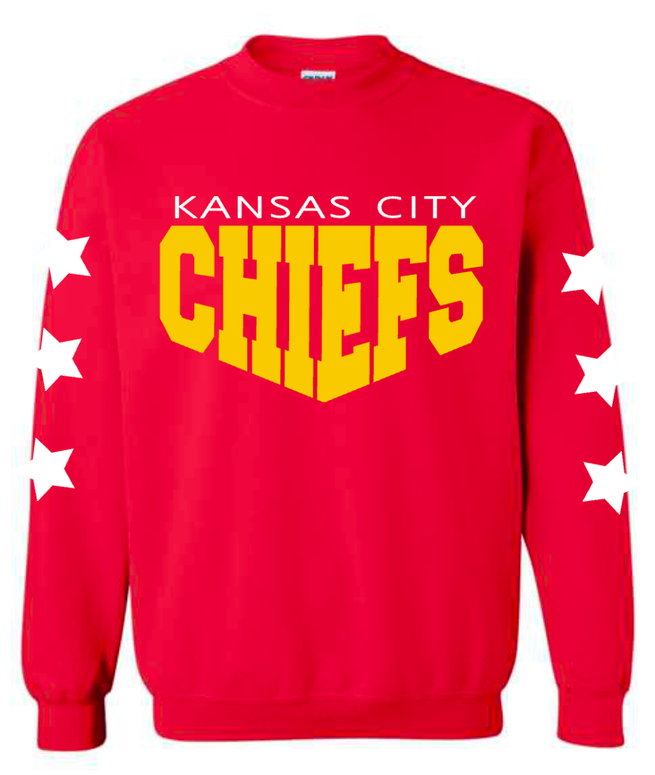 Kansas City Chiefs Star Sleeves (Puff)