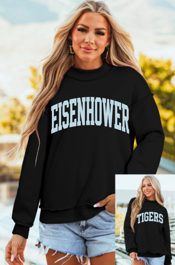 PRE-ORDER Mock Crew Sweatshirt Reversible