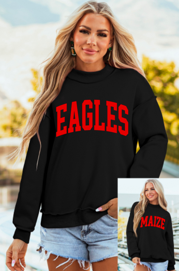 PRE-ORDER Mock Crew Sweatshirt Reversible
