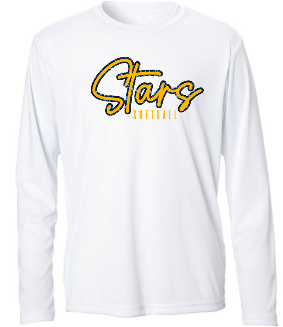 Stars Softball Glitter/Puff
