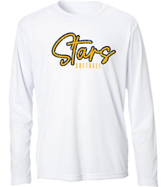 Stars Softball Glitter/Puff