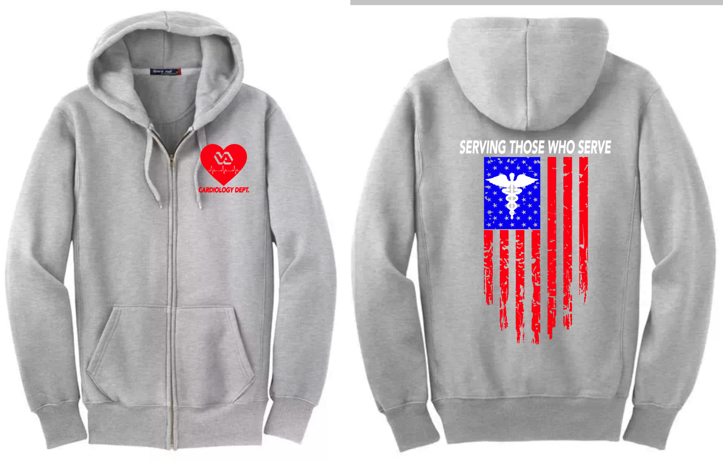 VA Logo - Zip Up Hoodie