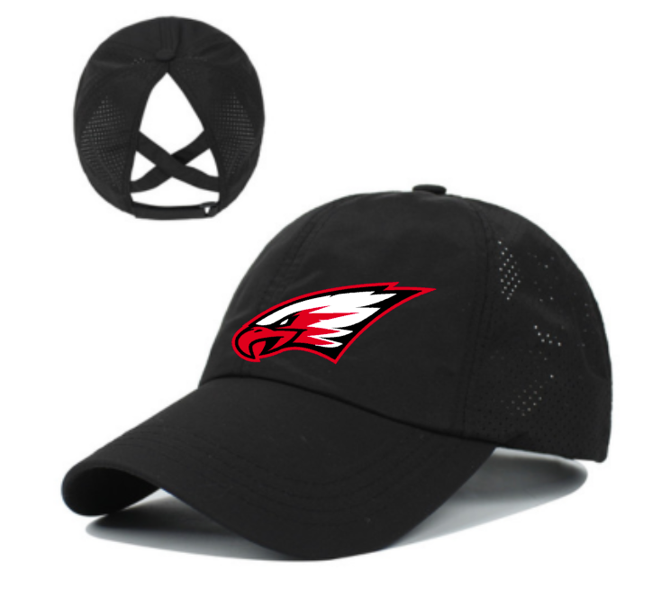 Maize Power Eagle Hat - Mesh Ponytail Cap