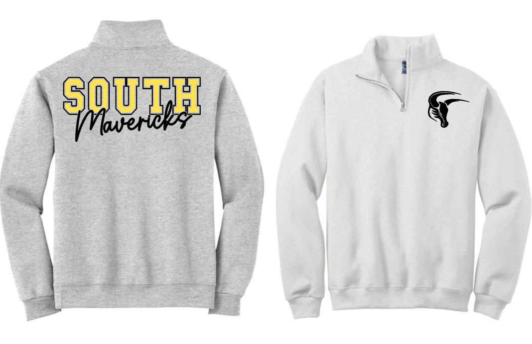 Maize South Mavericks 1/4 zip - ADULT