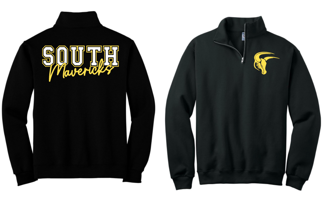 Maize South Mavericks 1/4 zip - ADULT