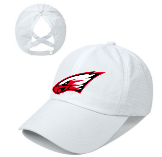 Maize Power Eagle Hat - Mesh Ponytail Cap